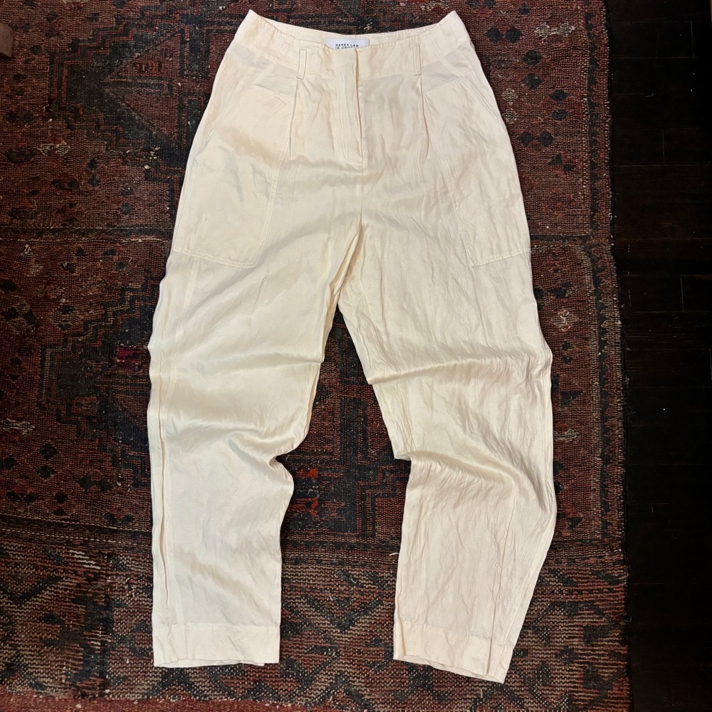 Derek Lam 10 Crosby satin high-rise pants